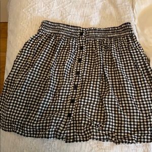 plaid skirt